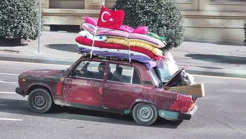 Солидарност која трогна многумина: Со стар автомобил наполнет со работи тргнал да им помага на луѓето во Турција