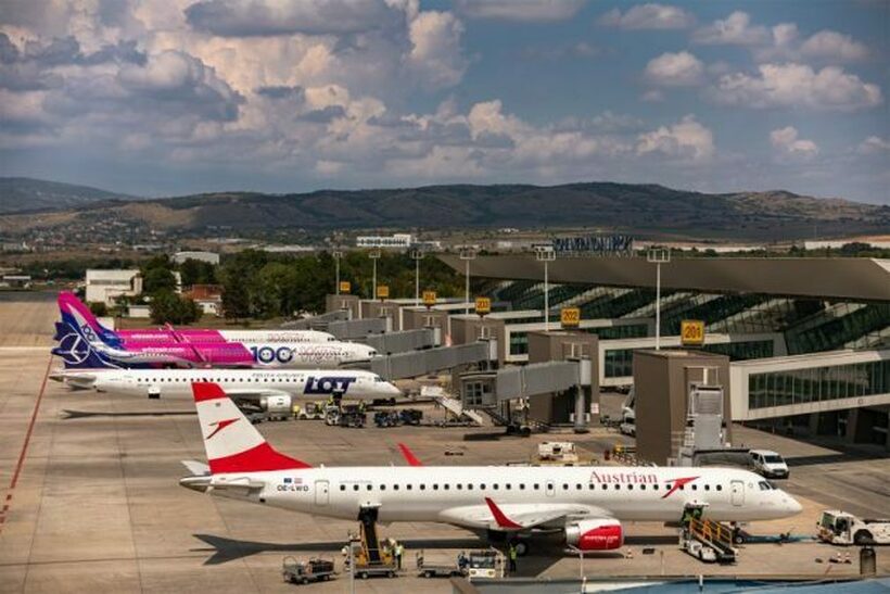 ТАВ Македонија со 41 отсто повеќе патници во првата половина од 2023 година