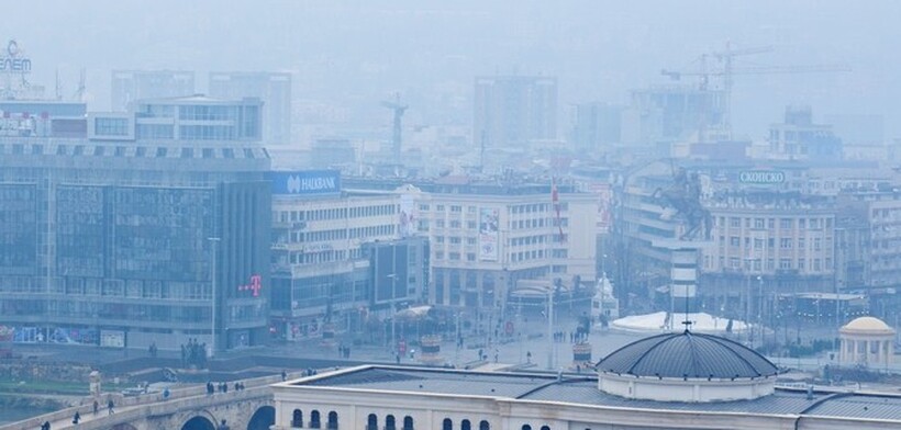 Скопје беше во топ 10 најзагадени градови синоќа