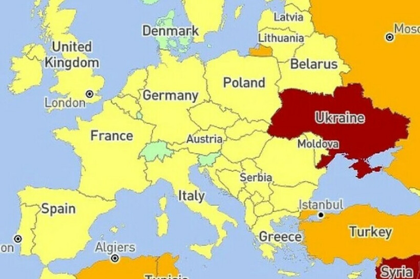Објавена мапа на најризични земји за патување во 2024 година – каква е состојбата со Македонија?