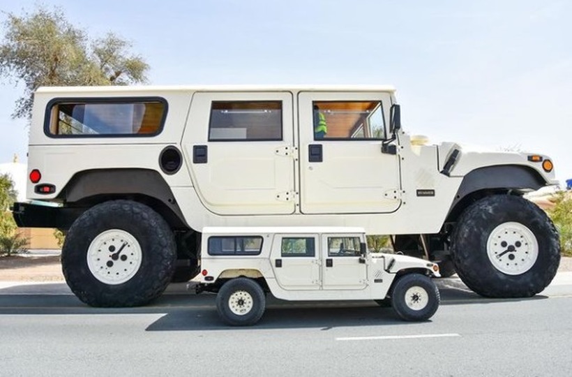 (Видео) Не е монтажа! Ова е најголемиот „Hummer“ на светот, а неговиот сопственик е милијардер од Емиратите