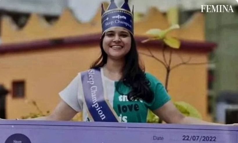 Девојка од Индија освои 5900 евра во натпревар во спиење