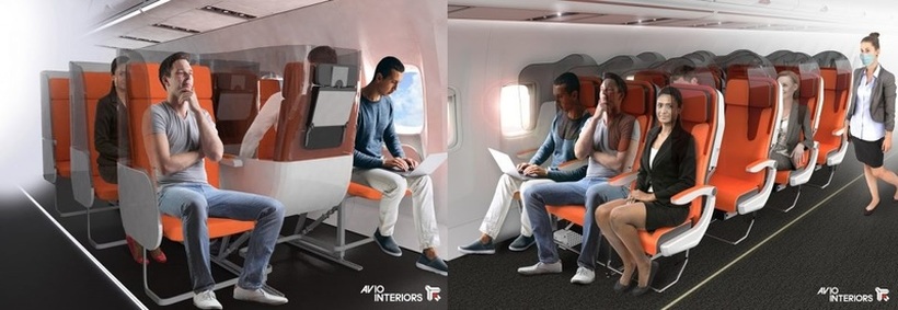 Дали вака ќе изгледа седењето во авион по Ковид-19?