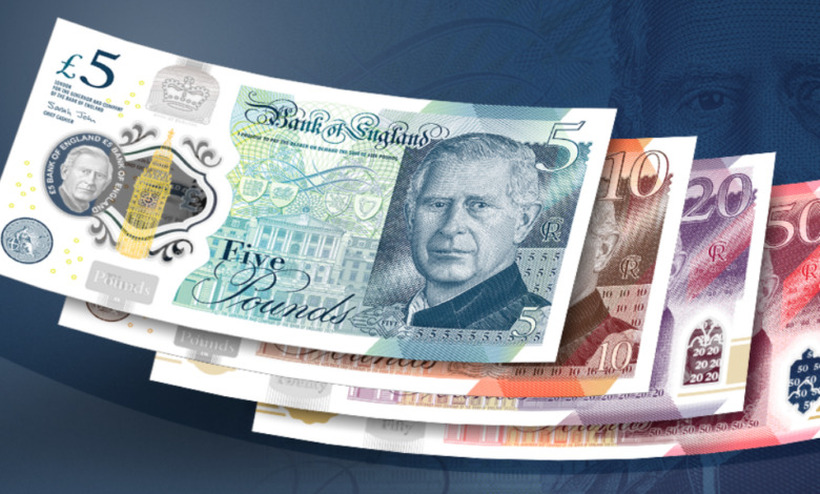 Банкноти со ликот на кралот Чарлс III од денеска во оптек во Велика Британија
