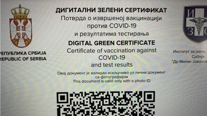 Србија најави укинување на ковид сертификатите!