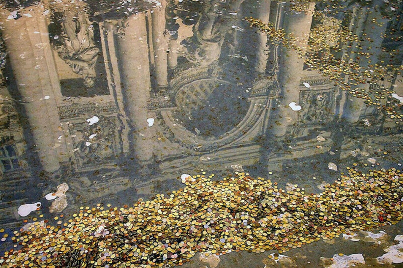 Во оваа фонтана туристите неделно фрлаат илјадници евра, а еве колку се собира за една година