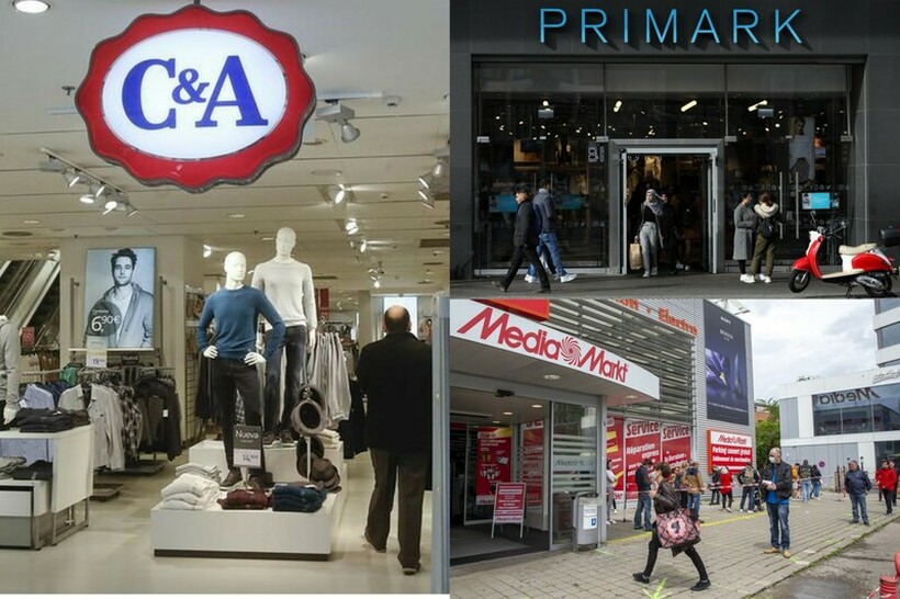 Клуч на врата на H&M, C&A, Primark, Media Markt во Германија: Натписи „затвораме“ на едни од најпопуларните продавници