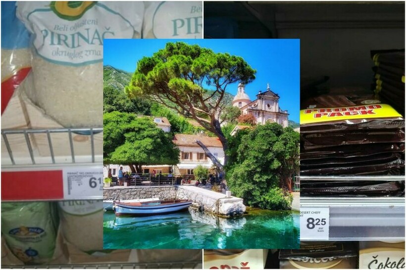 Ориз повеќе од 6 евра, еве колку чини чоколадо и маслиново масло: Објава со цени во црногорски маркет за неверување