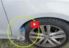 ВНИМАВАЈТЕ: Доколку видите пластично шише на тркалото на вашиот автомобил може да се најдете во опасност