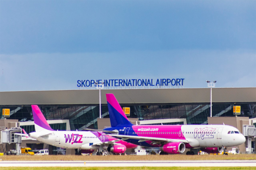 ТАВ: Аеродромите во Скопје и Охрид со 2,4 милиони патници во 9-те месеци од 2023 година