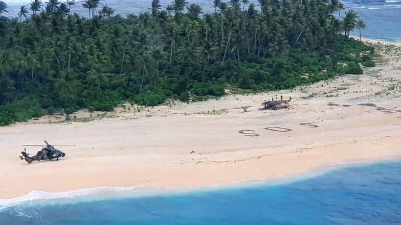 Тројца рибари по седум дена спасени од пуст остров благодарение на „генијален потег“