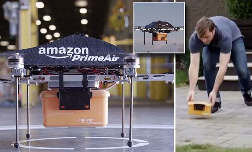 Амазон започнува достава на пратките со помош на дрон