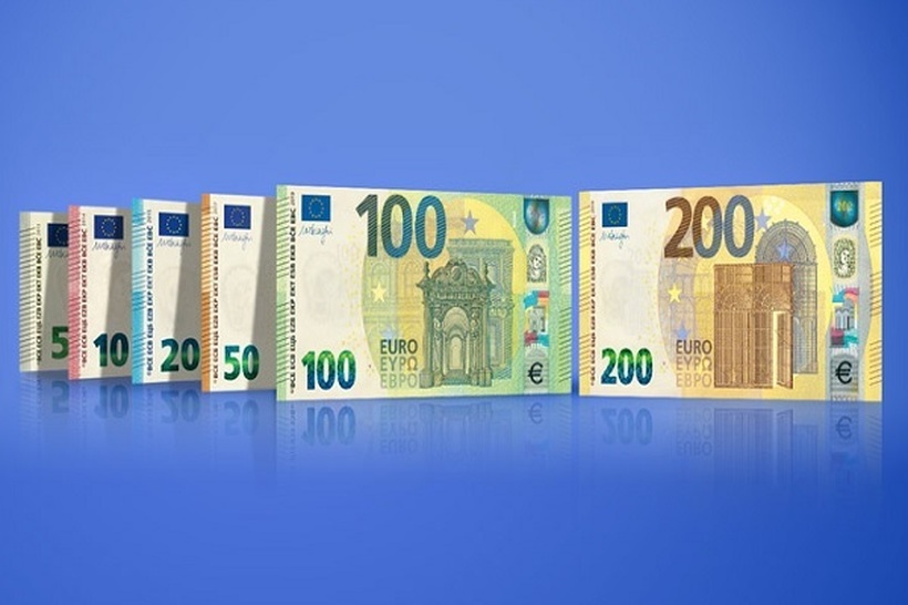 Новите банкноти од 100 и 200 евра ќе бидат пуштени во промет во мај 2019