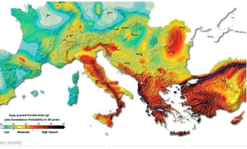 НАУЧНИЦИ СОСТАВИЈА МАПА - каде ризиците од земјотрес се најголеми, а каде најмали, еве каква боја има Македонија