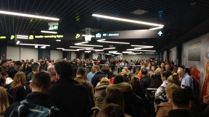Грешка на аеродромските служби со патници од Македонија предизвика хаос на аеродромот „Никола Тесла“