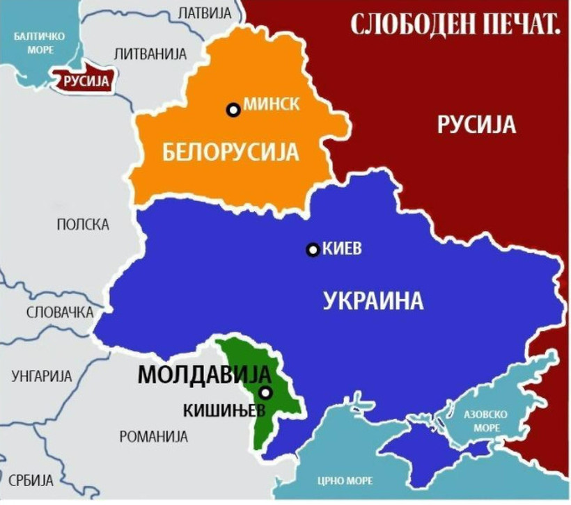Анкета: Само една третина од Американците можат да ја пронајдат Украина на картата на Европа
