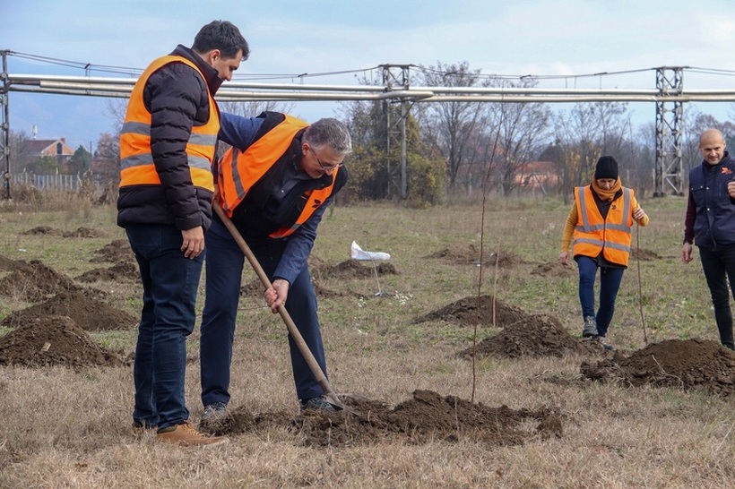 DS Smith Скопје е првата компанија која создаде урбан овошен компаниски парк