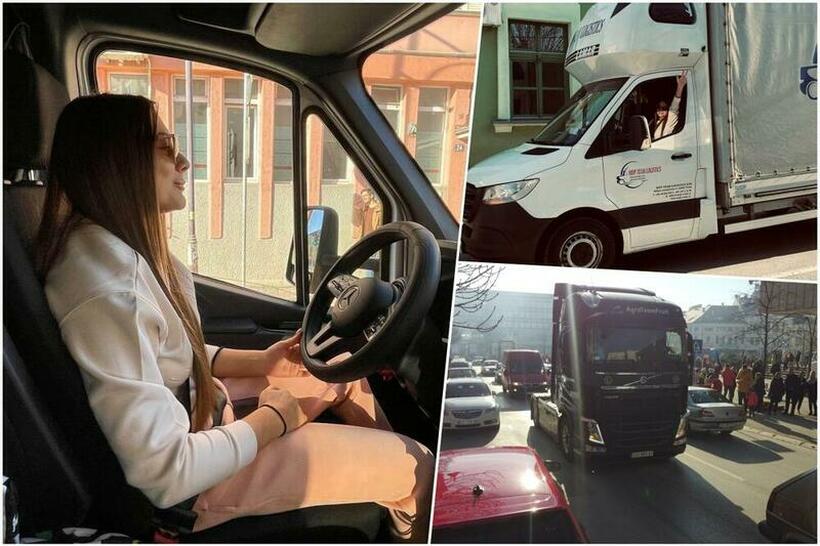 Девојка од Чачак е вистинска кралица зад воланот на товарен камион, а еднаш возела повеќе од 3.000 км