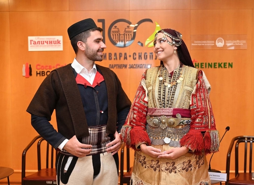 Годинашниот галички зет во носијата на легендарниот Александар Сариевски