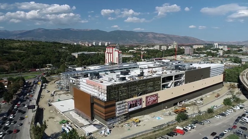 ВИДЕО: До каде е изградбата на најголемиот шопинг центар во Македонија - Еast Gate Mall
