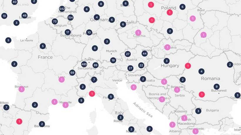 Мапа на ширење на 5G мрежата – на неа е и Македонија