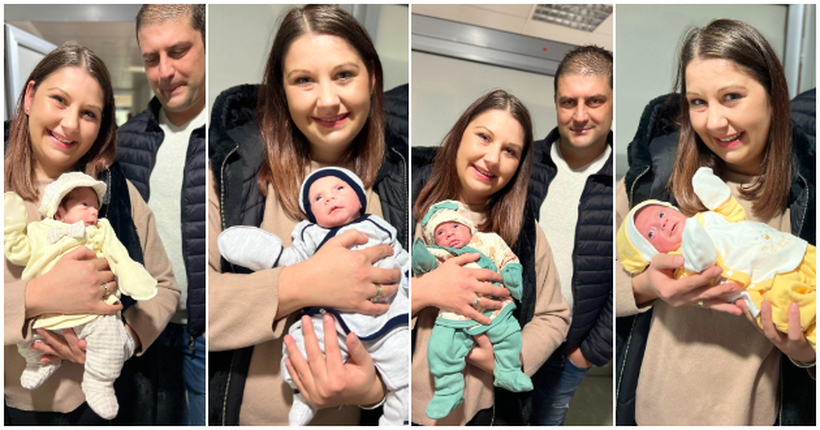 38 дена по раѓањето, четворката од Штип си замина дома: „Леонтина, Михаил, Тодор и Ведран се големи борци“