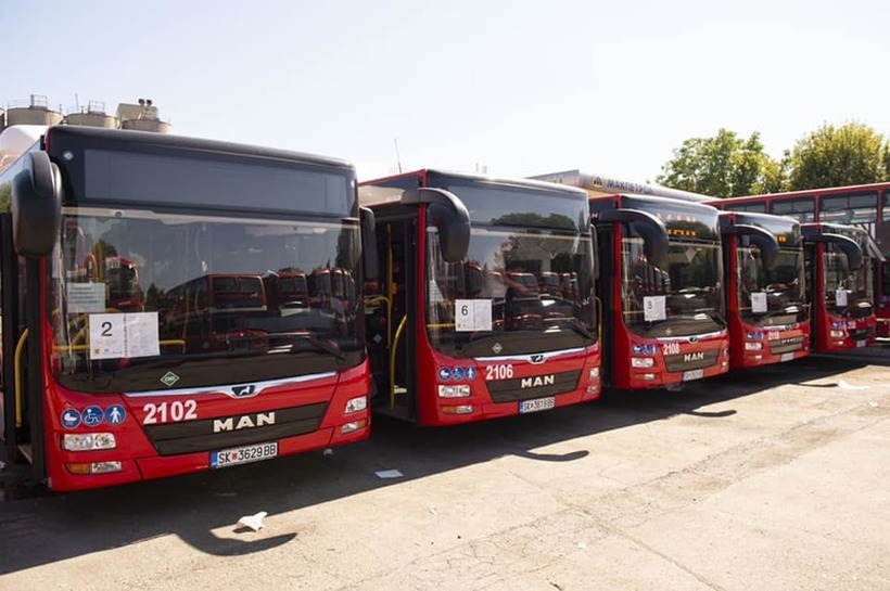 Новите еко автобуси од денеска на скопските улици