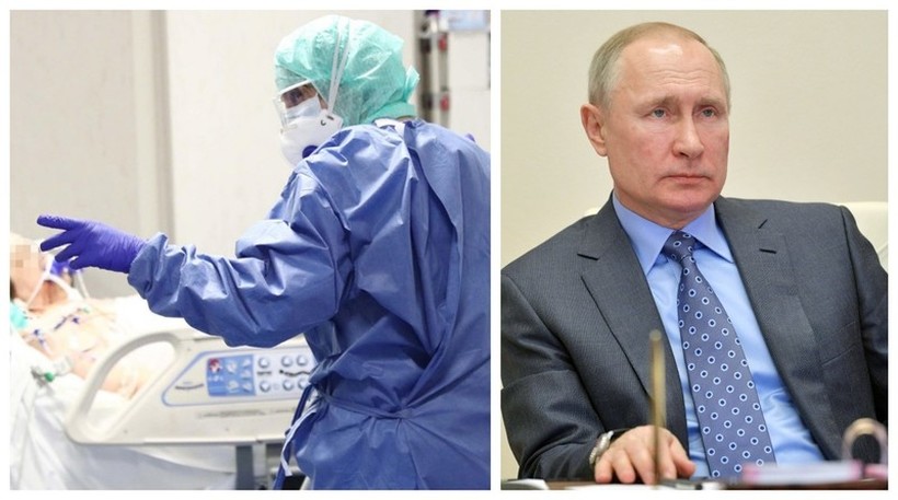 Путин ќе ги награди медицинските работници со додаток на плата од 25.000 до 80.000 рубљи