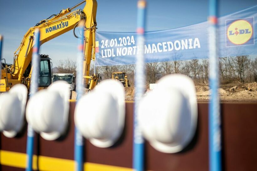 Лидл отвара 150 работни места - започна со градба логистичкиот центар во Куманово, вреден 80 милиони евра