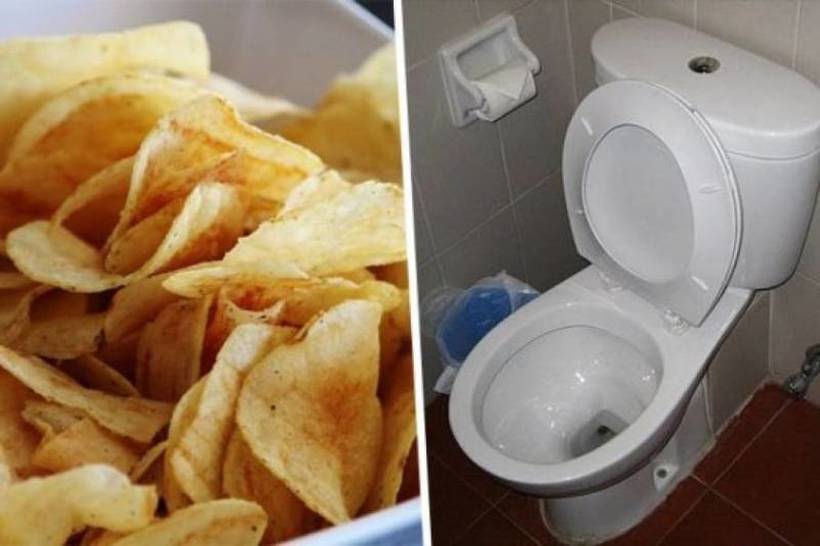 Чипсот и WC шолјата имаат нешто заедничко поради што никогаш повеќе нема да го јадете !