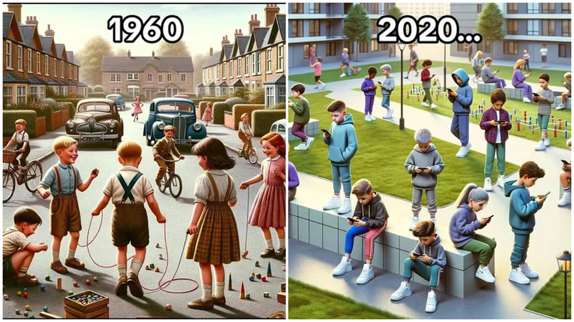 Некогаш и сега - Децата се менуваат низ децениите!