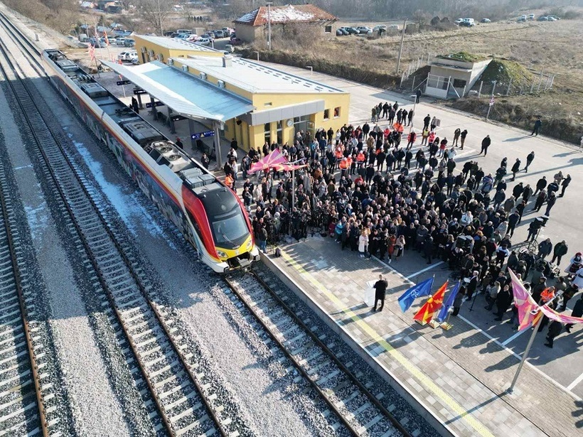 Од денеска повторно во функција железничката линија Куманово-Скопје, ќе се патува за 41 минута