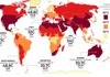 Која е највисоката температура некогаш забележана низ земјите во светот?